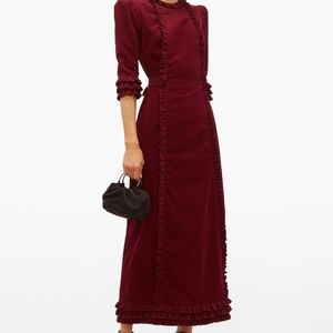 Vintage burgundy dress